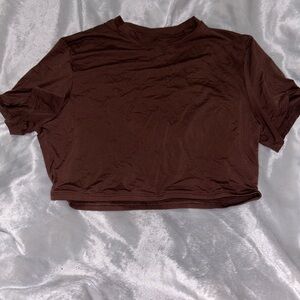 Brown “Pink” Women's Crop Top